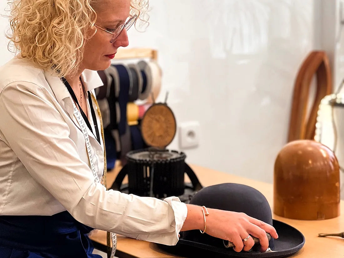 Pauline Brosset au travail